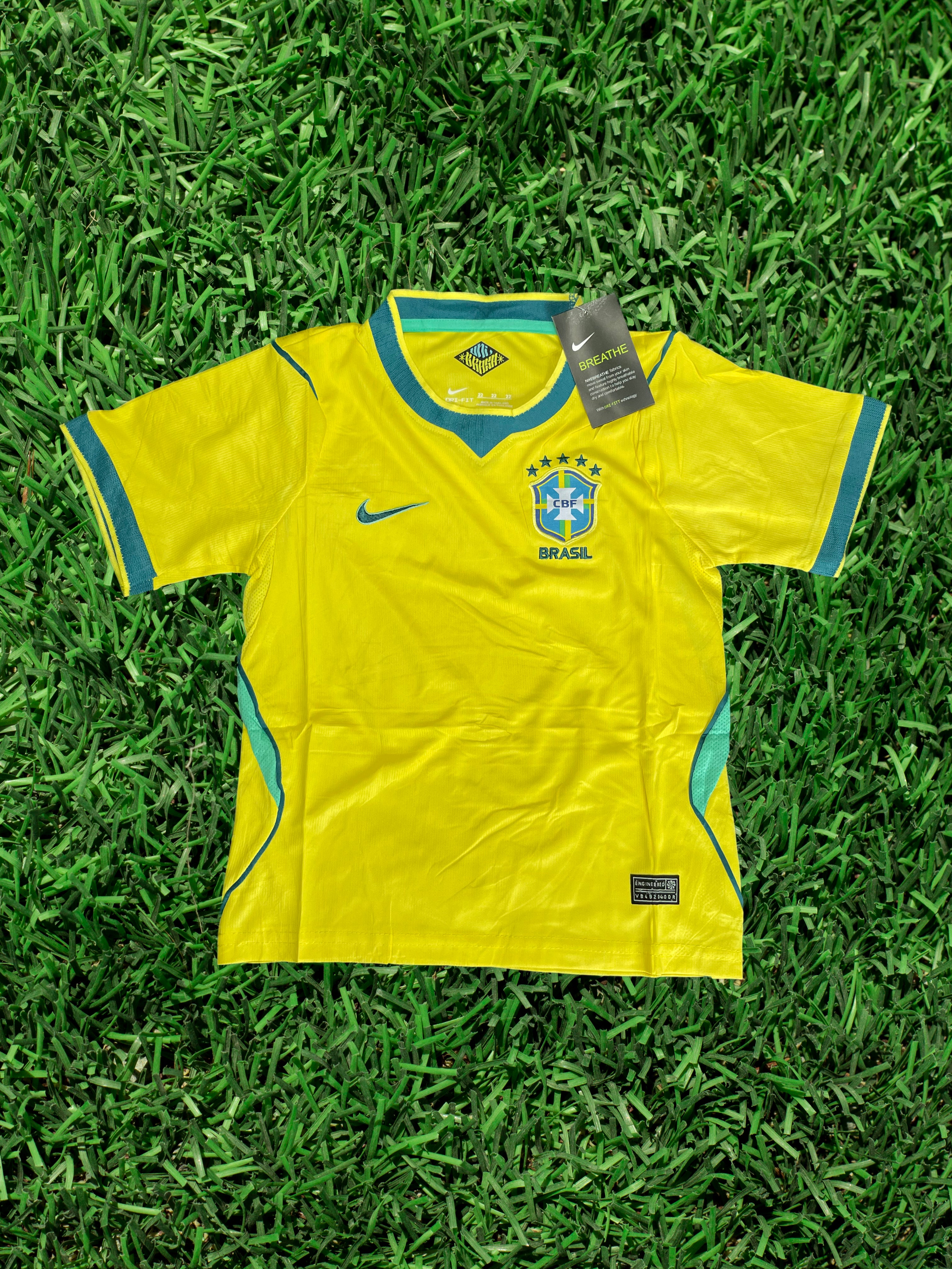 Infantil Torcedor Camisa Brasil Copa do Mundo 2026 Amarela